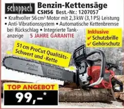Norma Benzin-Kettensäge Scheppach Angebot