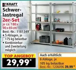 Norma Kraft Schwerlastregal 2er-Set Angebot