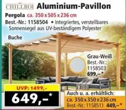 Norma Chillroi Aluminium-Pavillon Angebot