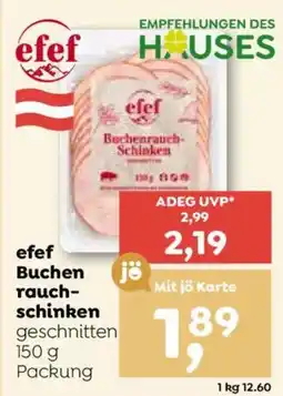 ADEG efef Buchenrauchschinken Angebot