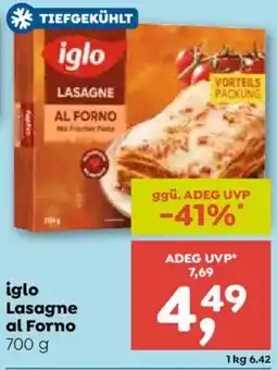 ADEG iglo Lasagne al Forno Angebot