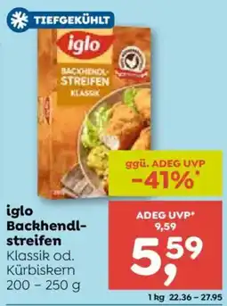 ADEG iglo Backhendl-streifen Klassik od. Kürbiskern Angebot