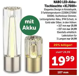 Interspar NABO LED-Akku-Tischleuchte »XL7000« Angebot