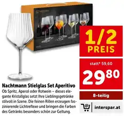 Interspar Nachtmann Stielglas Set Aperitivo Angebot