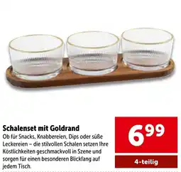 Interspar Schalenset mit Goldrand Angebot
