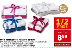 Interspar RUBIN Handtuch oder Duschtuch Angebot