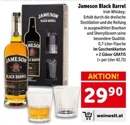 Interspar Jameson Black Barrel Irish Whiskey Angebot