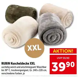 Interspar RUBIN Kuscheldecke XXL Angebot