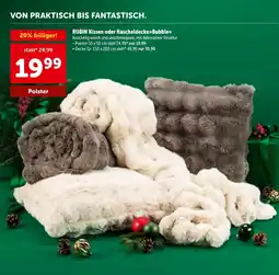 Interspar RUBIN Kissen oder Kuscheldecke»Bubble« Angebot