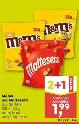 ADEG M&Ms od. Maltesers Angebot