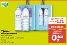 ADEG Vöslauer Mineralwasser Angebot