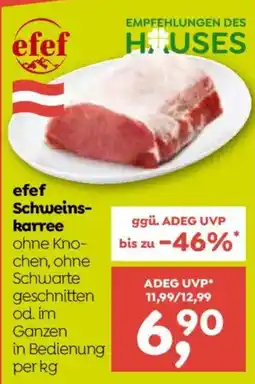 ADEG efef Schweinskarree Angebot