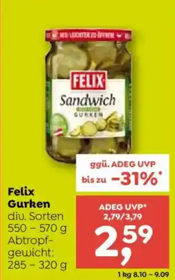 ADEG Felix Gurken Angebot