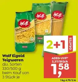 ADEG Wolf Eigold Teigwaren Angebot