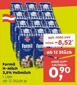 ADEG Formil H-Milch 3,5% Vollmilch Angebot