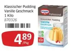 Kastner Dr.Oetker Professional Klassischer Pudding Vanille Geschmack Angebot
