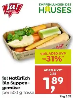 ADEG ja! Natürlich Bio Suppengemüse Angebot