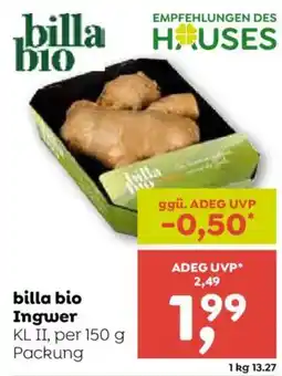 ADEG billa bio Ingwer Angebot