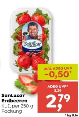 ADEG SanLucar Erdbeeren Angebot