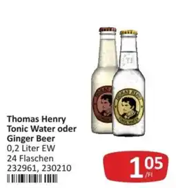 Kastner Thomas Henry Tonic Water oder Ginger Beer Angebot