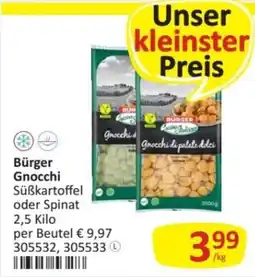 Kastner Bürger Gnocchi Süßkartoffel oder Spinat Angebot