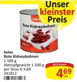 Kastner Selex Rote Kidneybohnen Angebot