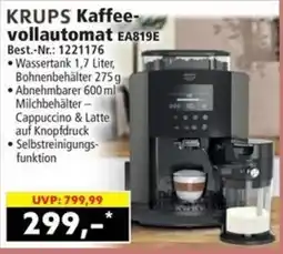 Norma KRUPS Kaffeevollautomat EA819E Angebot