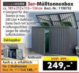 Norma livingHOME 3er-Mülltonnenbox Angebot