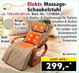 Norma Elektr. Massage-Schaukelstuhl Angebot