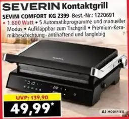 Norma SEVERIN Kontaktgrill SEVINI COMFORT KG 2399 Angebot