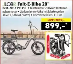 Norma LOBE Falt-E-Bike 20" Angebot