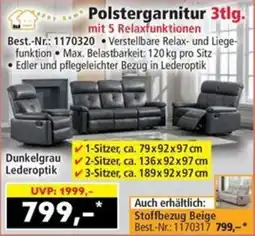 Norma Polstergarnitur 3tlg. Angebot