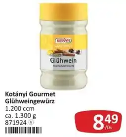 Kastner Kotányi Gourmet Glühweingewürz Angebot