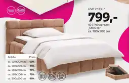 Mömax Polsterbett „MONTE" Angebot