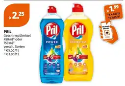 Müller Pril Geschirrspülmittel Angebot