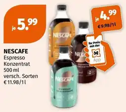 Müller NESCAFE Espresso Konzentrat Angebot