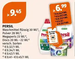 Müller Persil Waschmittel flüssig Angebot