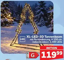 Center Shop XL-LED-3D Tannenbaum Angebot