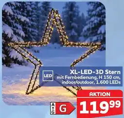 Center Shop XL-LED-3D Stern Angebot