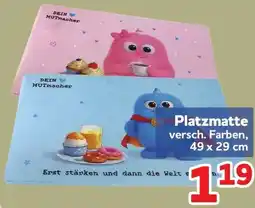 Center Shop Platzmatte Angebot