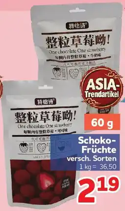 Center Shop Schoko Früchte Angebot