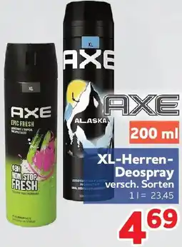 Center Shop AXE XL-Herren Deospray Angebot