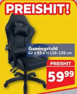Center Shop Gamingstuhl Angebot