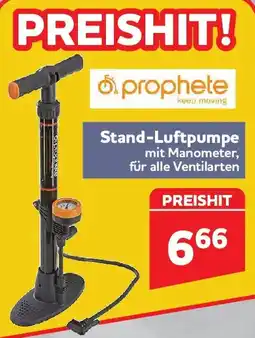 Center Shop prophete Stand-Luftpumpe Angebot