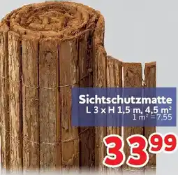 Center Shop Sichtschutzmatte Angebot