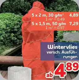 Center Shop Wintervlies Angebot
