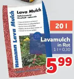 Center Shop Lavamulch in Rot Angebot