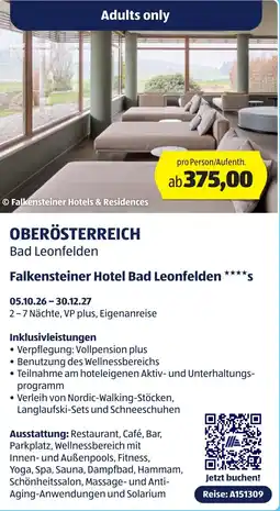 Hofer Reisen OBERÖSTERREICH Bad Leonfelden Angebot