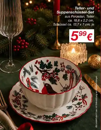 Teller- und Suppenschüssel-Set
