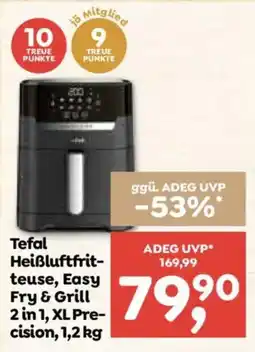 ADEG Tefal Heißluftfritteuse, Easy Fry & Grill 2 in 1, XL Precision Angebot